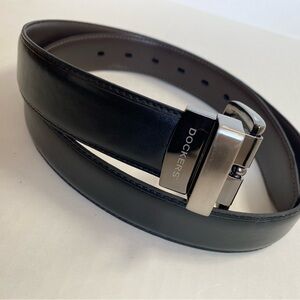 Dockers Men’s Belt - Size 36/90, Black & Brown, Reversible